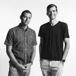 B&W of Brian Chin and Morgan Myer